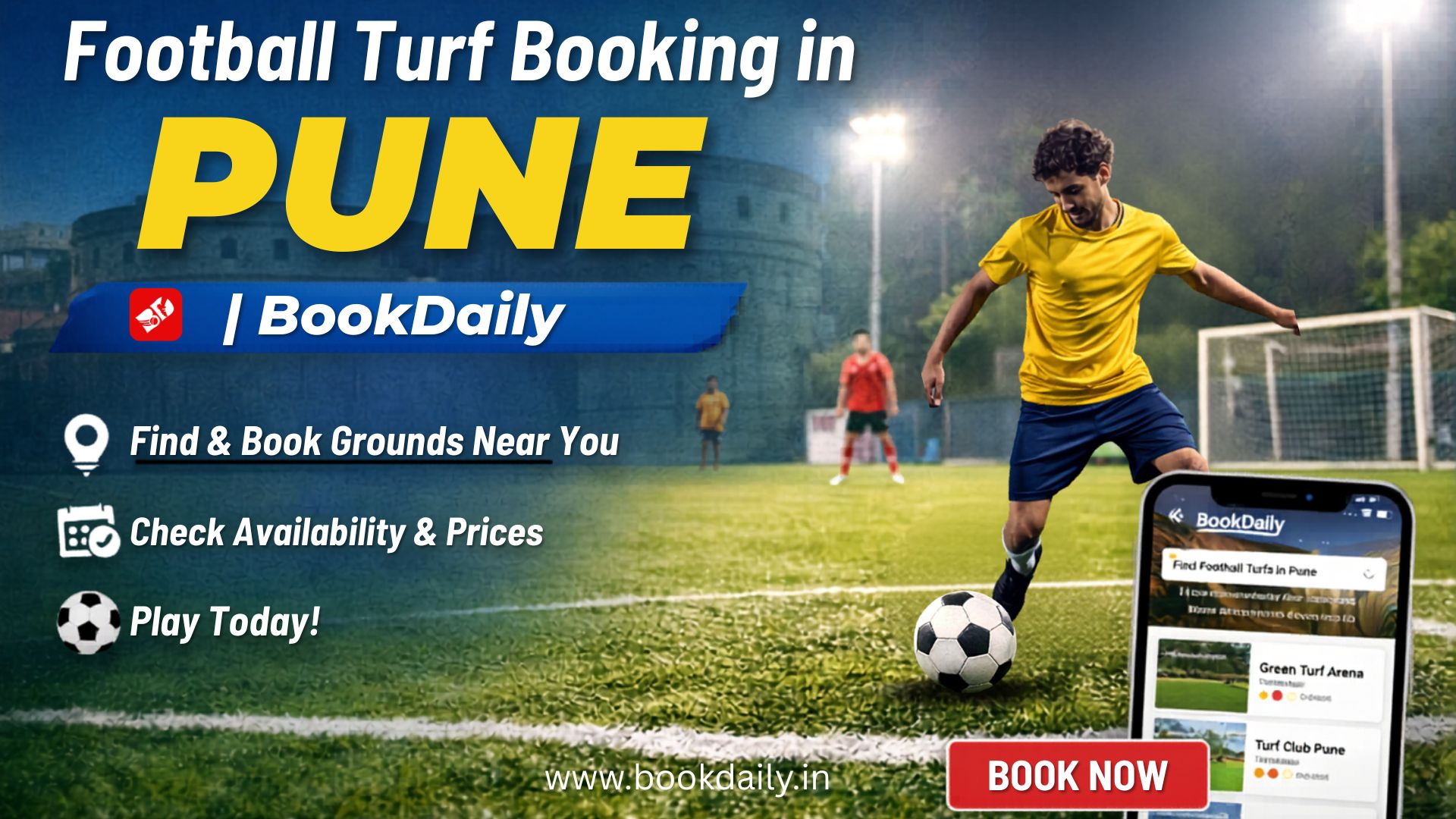 Football tuurf booking in pune